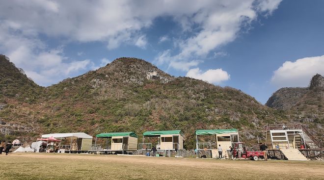 鼓荡冬日露营游受热捧开元棋牌冬游安顺！铜(图3)